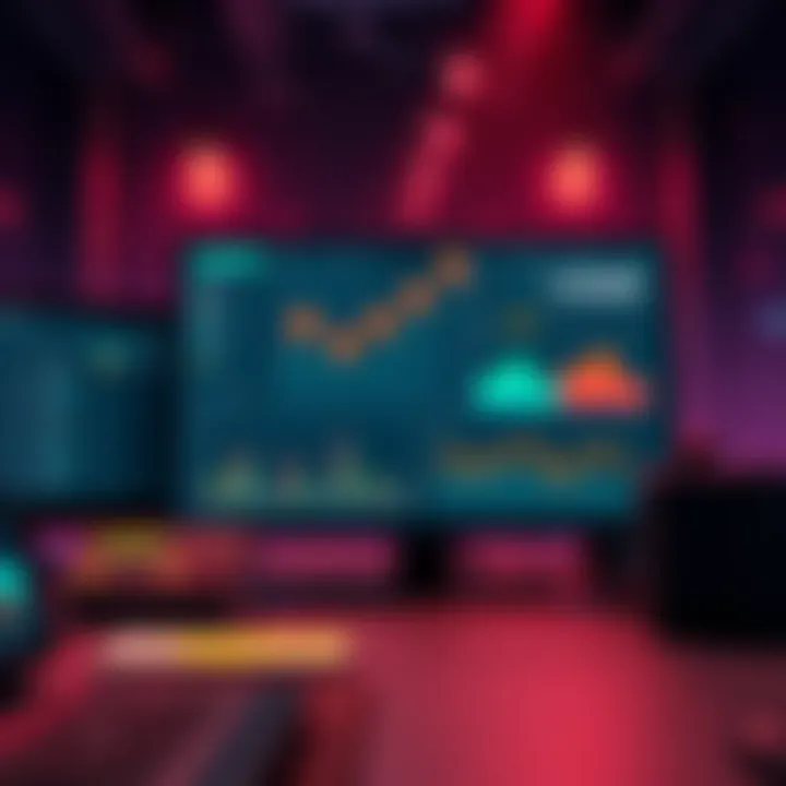 Screenshot of the Idle Economy Simulator showing visual editor and graphs for balancing idle games