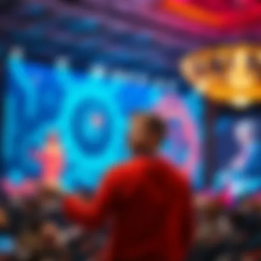 Ilya Sutzkever speaking at a conference, showing support for Anthropic's efforts in AI development.