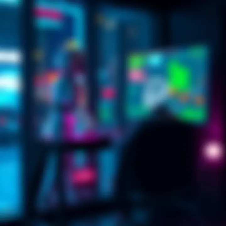 A person sitting at a desk with a laptop, analyzing job sectors affected by AI automation