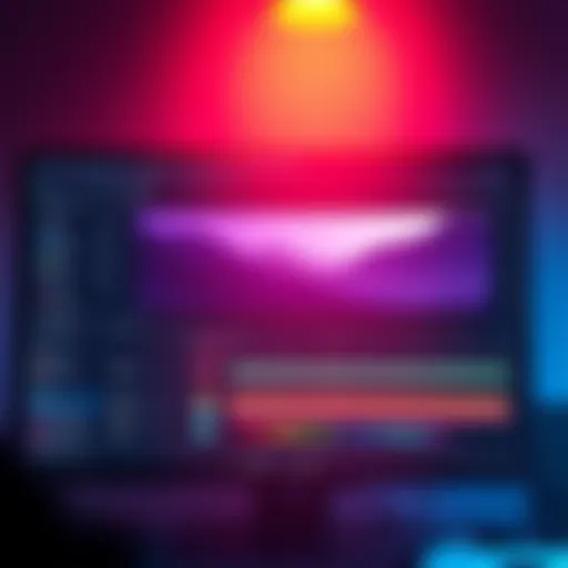 A screen showing the After Effects interface with layers being imported into a project