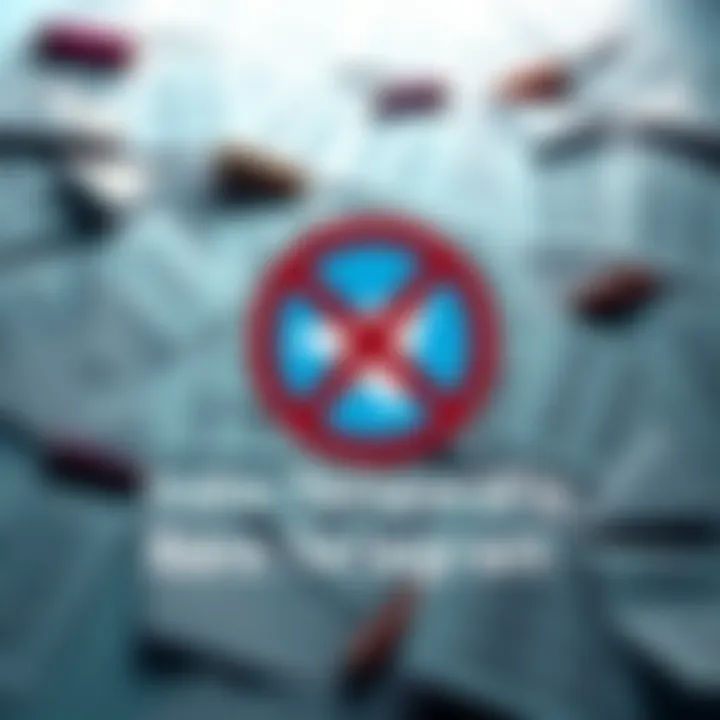 A digital illustration showing a crossed-out Telegram logo over a backdrop of exam papers, symbolizing the ban to safeguard exam integrity in India.