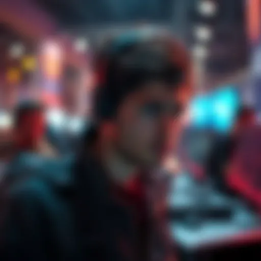 An indie game developer looking upset after equipment theft during Gamescom event