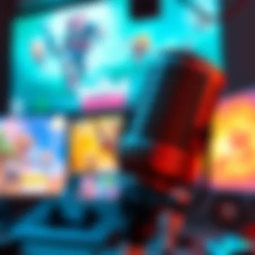 A call to indie game developers highlighting games priced at $5 or less on Steam, with images of affordable game graphics and a microphone symbolizing interviews.