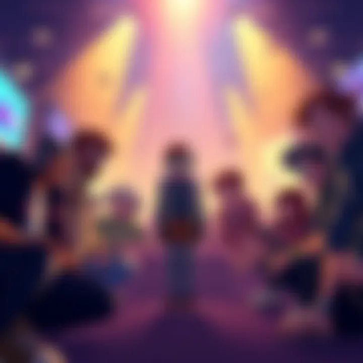 A group of indie game developers sharing their projects and ideas in a friendly online forum