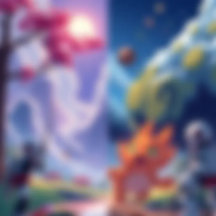 Comparison of AI-generated art and hand-drawn visuals for an indie game