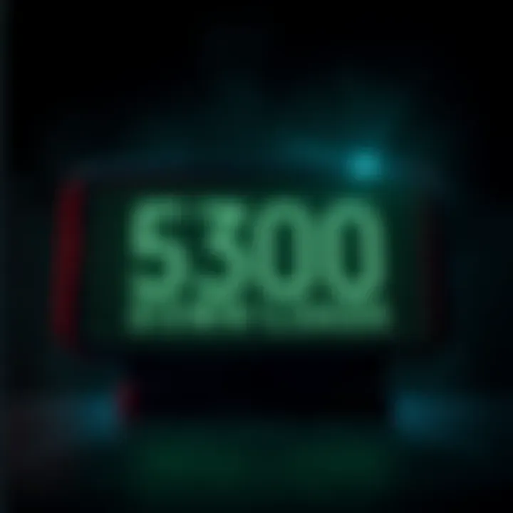 A digital display showing over 500 downloads for The Green Light horror demo with a dark, eerie background that reflects its psychological horror theme.