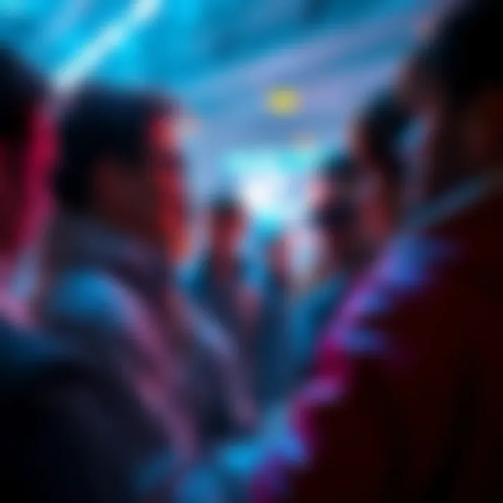 A social media influencer engaging with followers about artificial intelligence topics.
