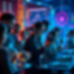 A diverse group of people showcasing various technologies in different industries, highlighting real-world applications.