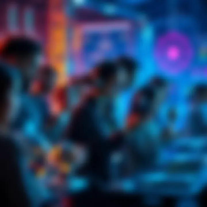 A diverse group of people showcasing various technologies in different industries, highlighting real-world applications.