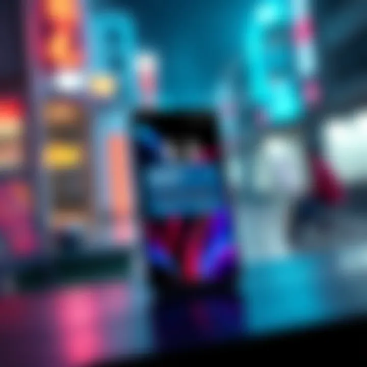 A smartphone screen showing a notification for the 5.3 Instant update with colorful graphics