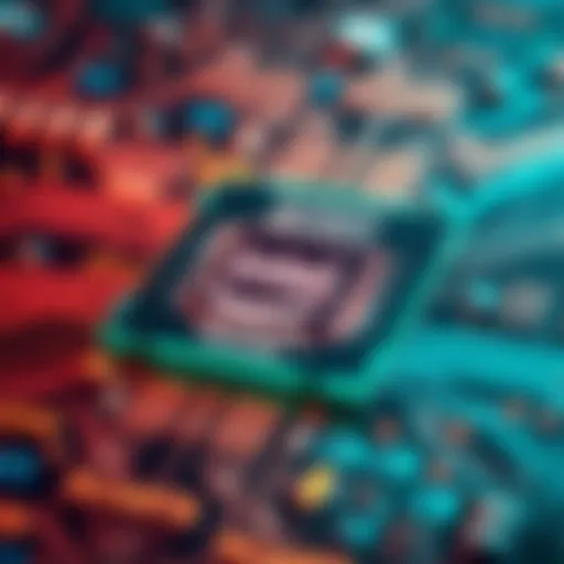 Intel's Heracles chip showcased with graphical representation of encrypted data processing