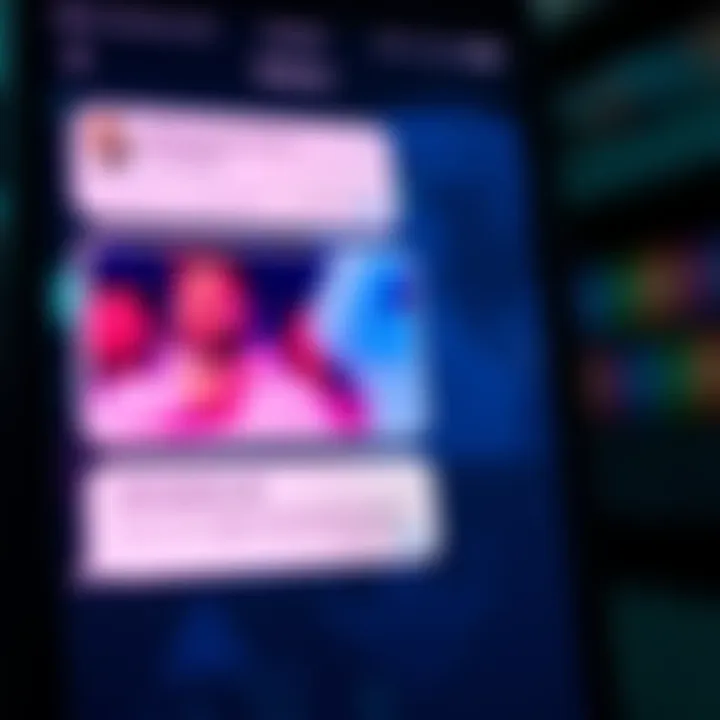 Intrusive Ads Display A screenshot showing interruptive ads appearing between messages in a chat app, causing confusion among users.
