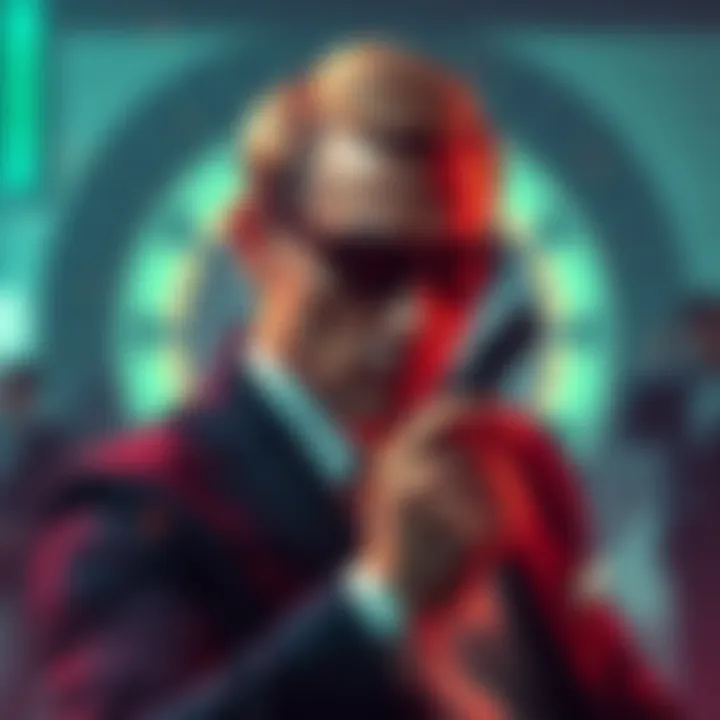 A stylish depiction of James Bond with futuristic dance visuals representing Seedance 2.0.