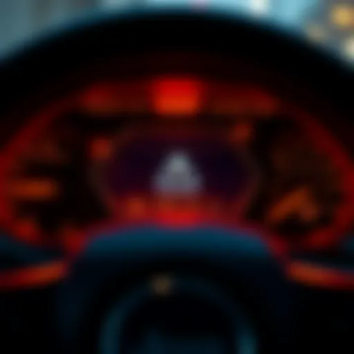 A Jeep 4xe hybrid car displaying a warning light on its dashboard, indicating issues following a software update