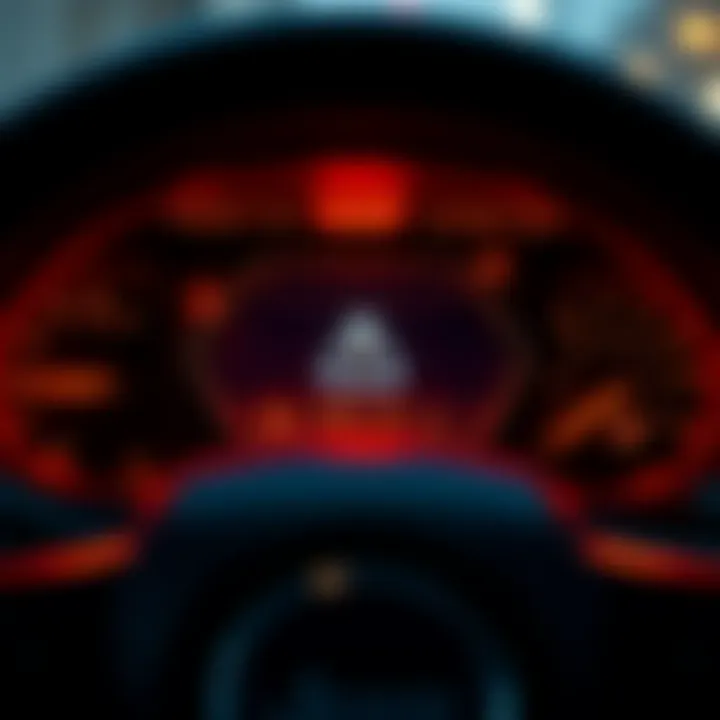 A Jeep 4xe hybrid car displaying a warning light on its dashboard, indicating issues following a software update