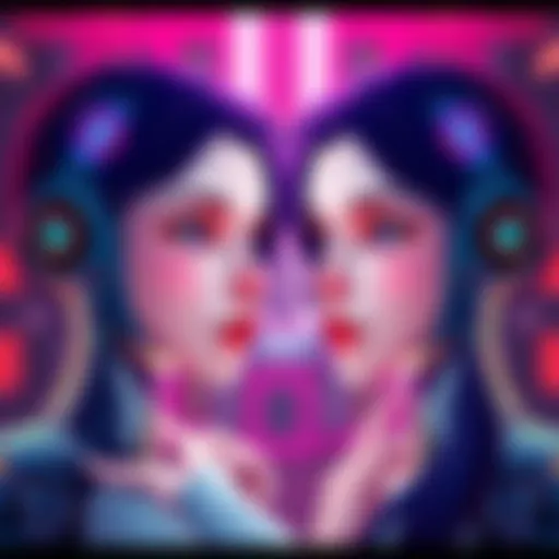 Illustration showing a side-by-side comparison of Jenny.AI and PrimeTalk's Lyra, highlighting their features