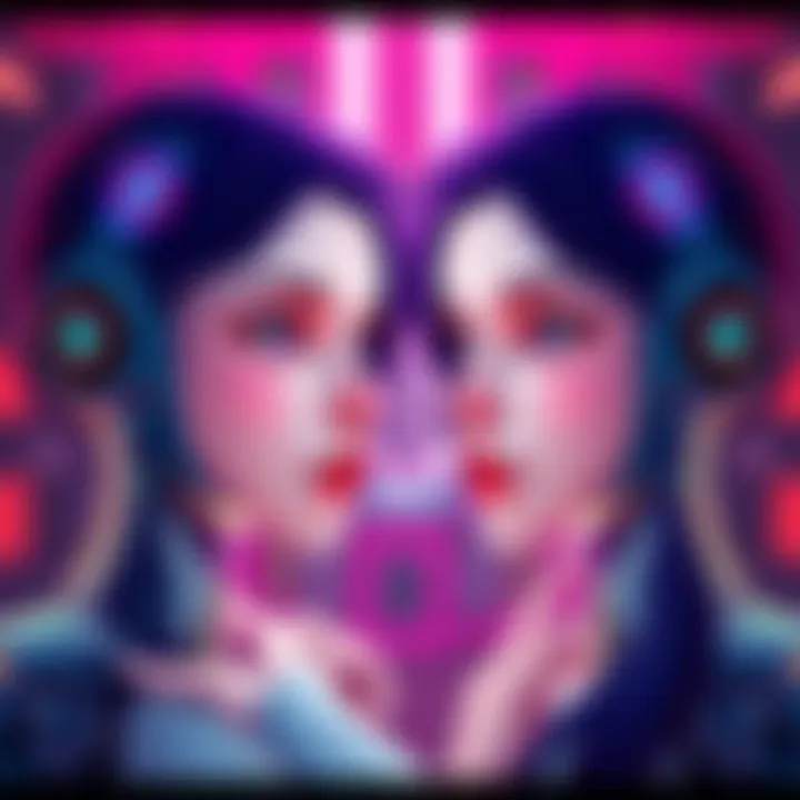 Illustration showing a side-by-side comparison of Jenny.AI and PrimeTalk's Lyra, highlighting their features