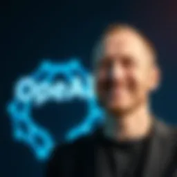 Jony Ive smiling in front of OpenAI logo, representing his new partnership