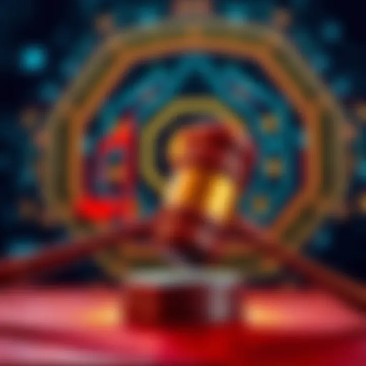 A judge's gavel with a backdrop of AI technology and Pentagon symbols, representing the legal victory of Anthropic over the Pentagon