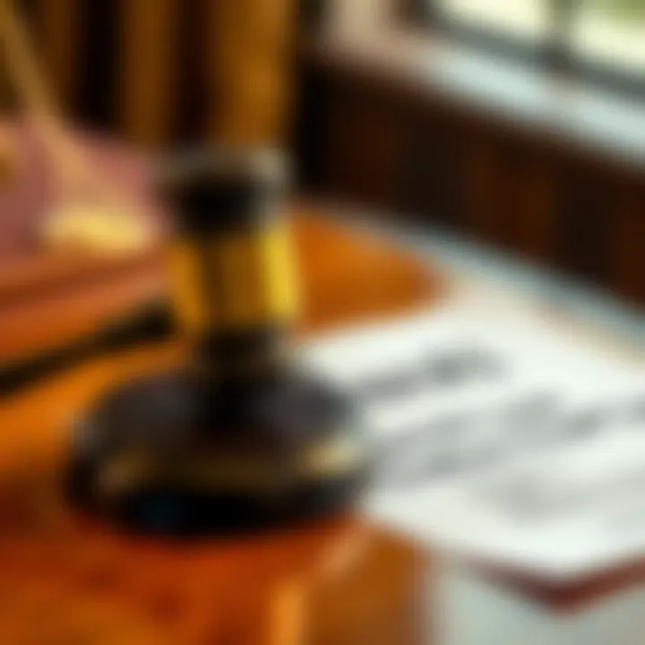 A judge's gavel resting on a court document related to OpenAI's ChatGPT logs release