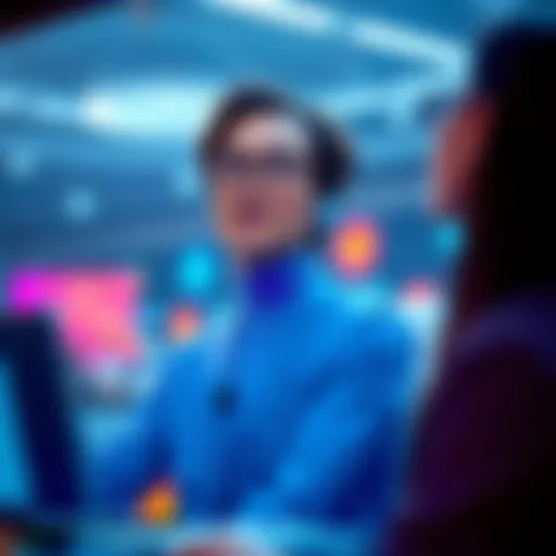 An AI avatar resembling Klarna's CEO speaking at a virtual earnings presentation