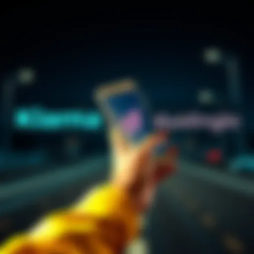 Klarna and Duolingo logos with a human hand holding a smartphone, symbolizing the shift back to human-centric services.