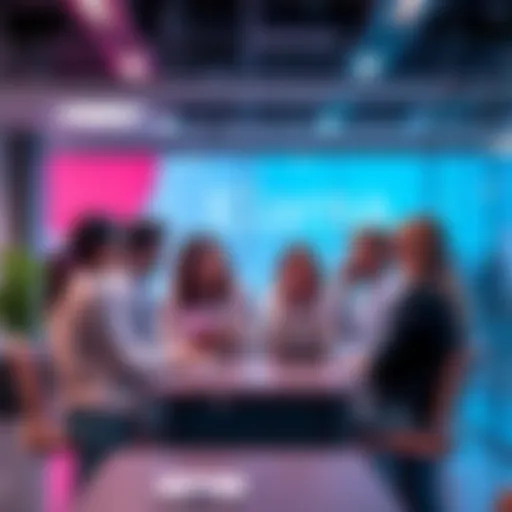 Employees discussing their return to Klarna after AI implementation challenges