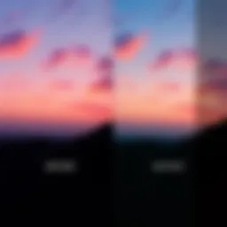 Side-by-side images showing the difference in quality with and without filters in Krea 2.