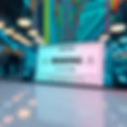 A prominent label on a digital screen indicating AI-generated content with warning symbols