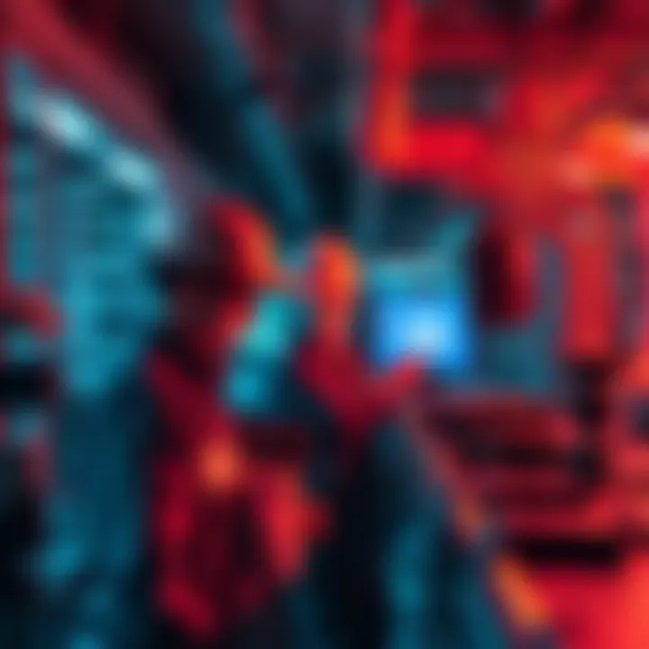 Workers in a semiconductor manufacturing facility looking for skilled employees
