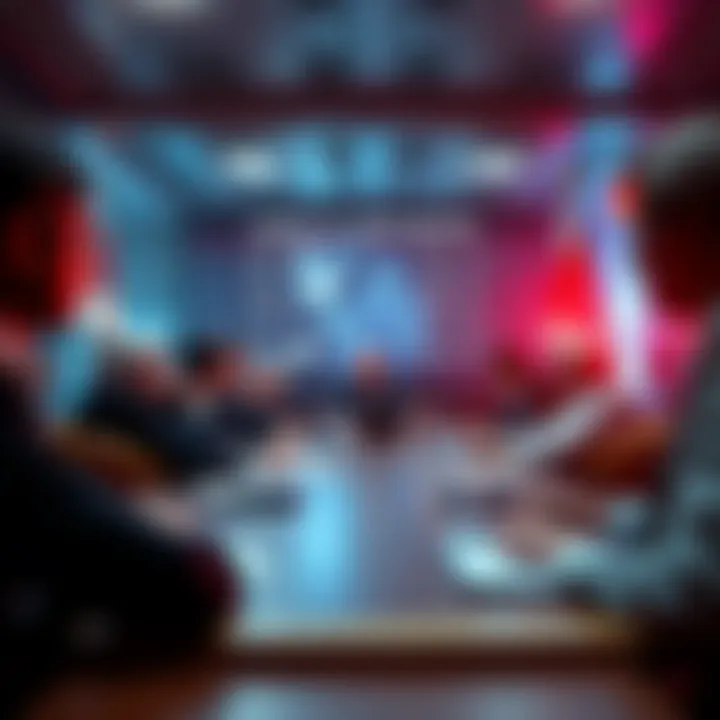 Members of the Labour Party discussing Big Tech's influence in politics during a meeting
