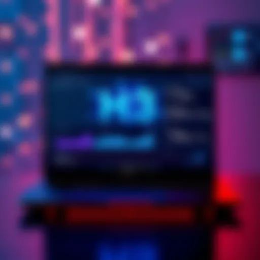 A 3050 laptop screen displaying H3 content creation process with performance metrics on the screen.
