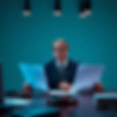 Law student weighing career options A law student sits at a desk with two job offers in front of them, one for a BigLaw firm and one for a boutique firm, looking thoughtful.