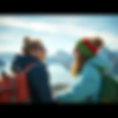 Leslie and 0rion in Lofoten Leslie and 0rion enjoying the stunning scenery of Lofoten, Norway, surrounded by mountains and a clear blue sky.