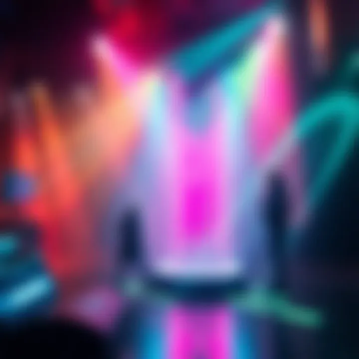 A visual showcasing the lighting effects being tested in the game ANAMNESIS, highlighting vibrant colors and dynamic shadows.