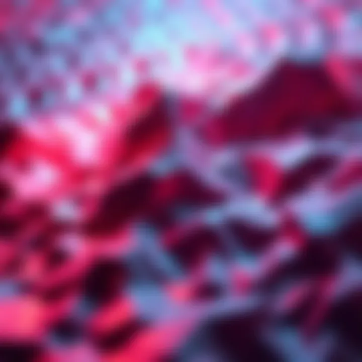 Scene showing glitched lighting effects in a 3D rendering, highlighting tessellation problems with offset adjustments.