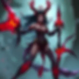 Lilith Animation from Diablo Animation of Lilith character from Diablo showing her in action