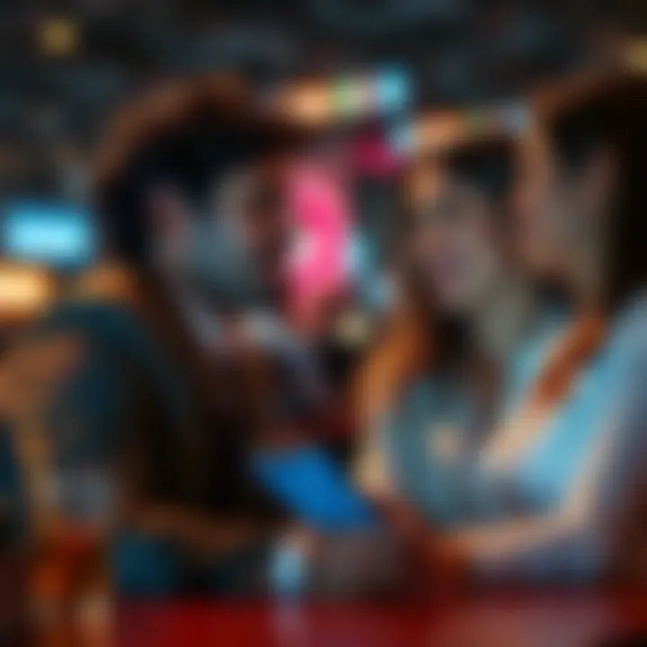 Professionals connecting on LinkedIn in a dating-like setting, showcasing a blend of work and personal relationships