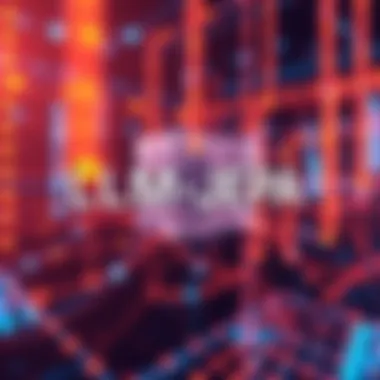 An illustration of the LLM-JEPA framework showing large language models integrated with predictive architectures, visualizing their connection and impact on AI technology.