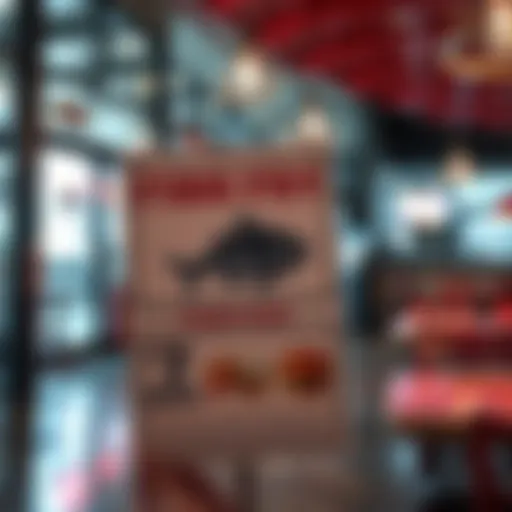 A family-owned restaurant flyer featuring AI-generated graphics promoting a fish fry, amid discontent from diners.
