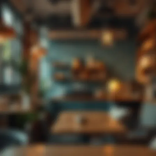 A cozy coffee shop scene used as a backdrop on the Lofi Coffee YouTube channel, featuring soft lighting and relaxing decor.