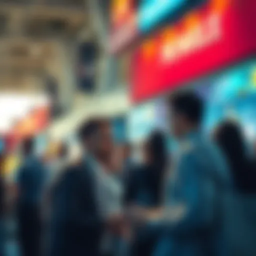 People discussing LTX developments in a lively conversation