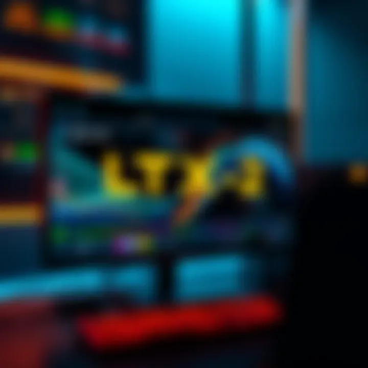 LTXV-2 Interface with Wan2GP LTXV-2 software interface displaying compatibility with Wan2GP while running on a computer with 10GB VRAM.