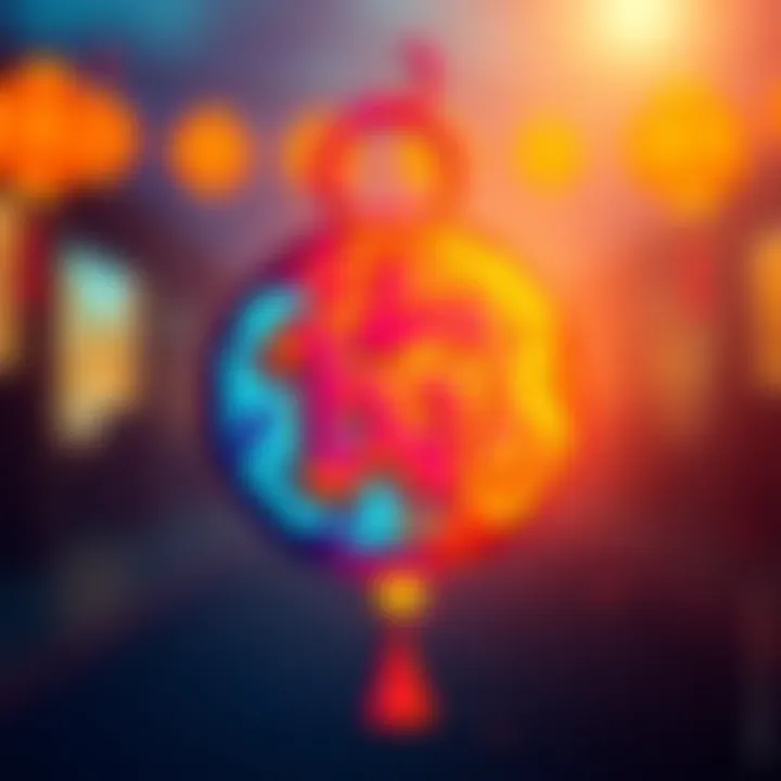 A colorful pixellated doodle of a lucky charm with bright colors and playful design