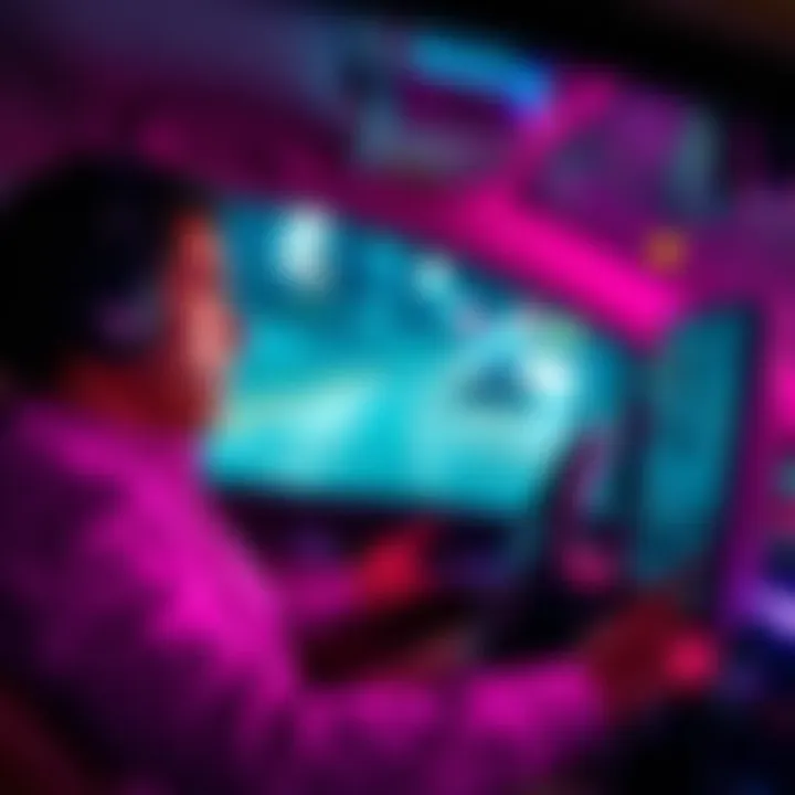 A Lyft driver shown on a computer editing images to fake car damage using Gemini AI software, looking suspicious while attempting to deceive passengers for cleaning fees.