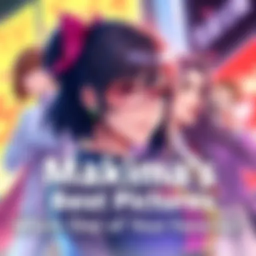 A collection of popular images featuring the character Makima, showcasing her various expressions and styles, inviting fans to vote on their favorite.