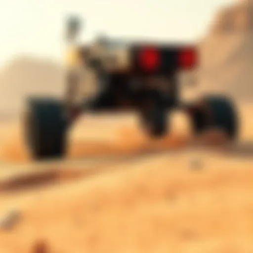 A new Mars rover using swimming technology moves through sandy terrain like a lizard