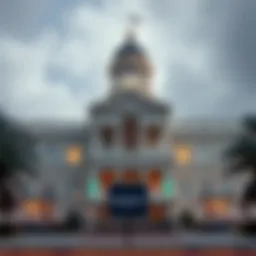 The Massachusetts State House with a sign emphasizing data privacy laws and cell phone location data protection