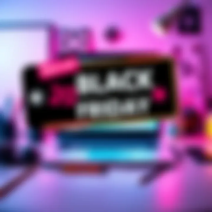 A vibrant graphic showing a 20% off tag for Maxon packages, with creative tools like a laptop and design elements in the background.