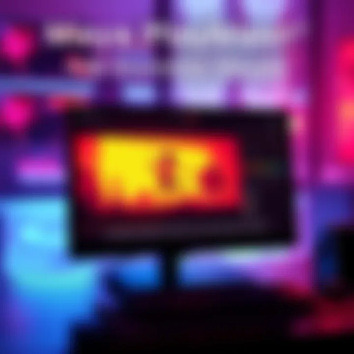 A computer screen shows a Maya Playblast rendering of an animated character in a lively scene, showcasing vibrant colors and dynamic movement.